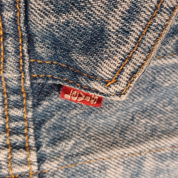 Vintage Levi Strauss & Co. Original Authentic Red Label Denim Blue Jean Jacket - Picture 3 of 16